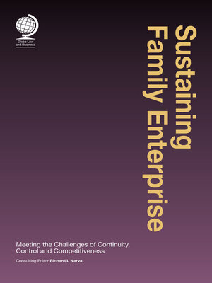 cover image of Sustaining Family Enterprise
